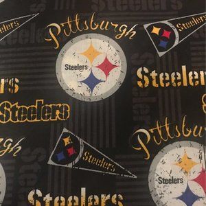 Steelers Handwashable cotton facemask w/pol…